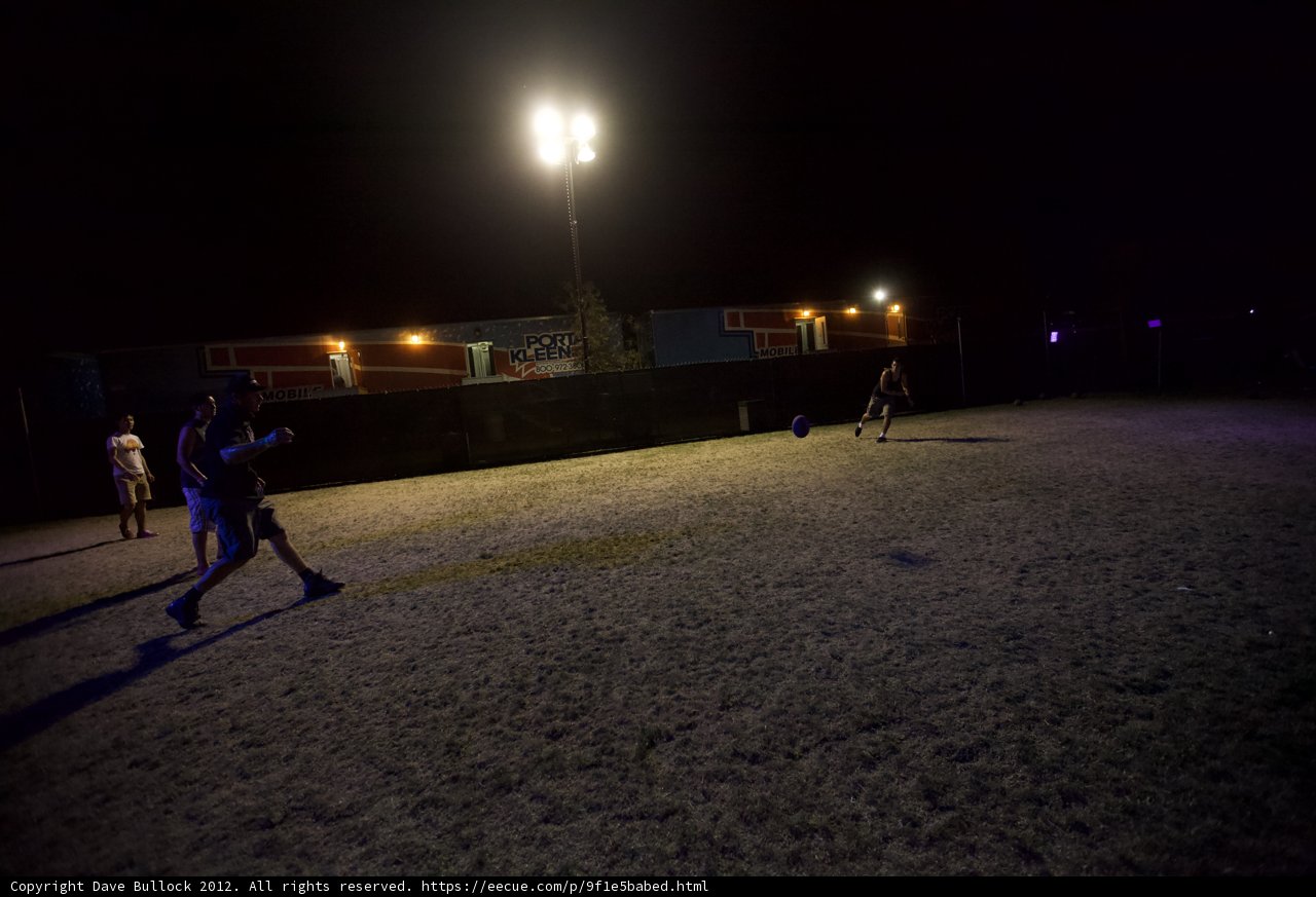 Nighttime Snow Soccer