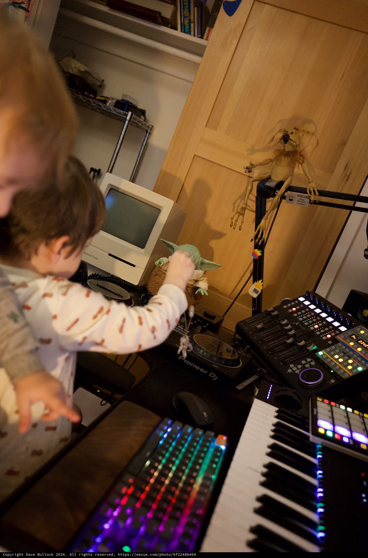 Young Music Producer at Home Studio Setup