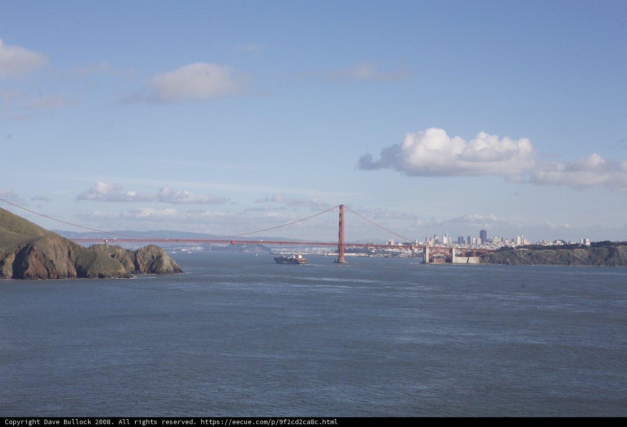 Promontory Bridge and Sailboats