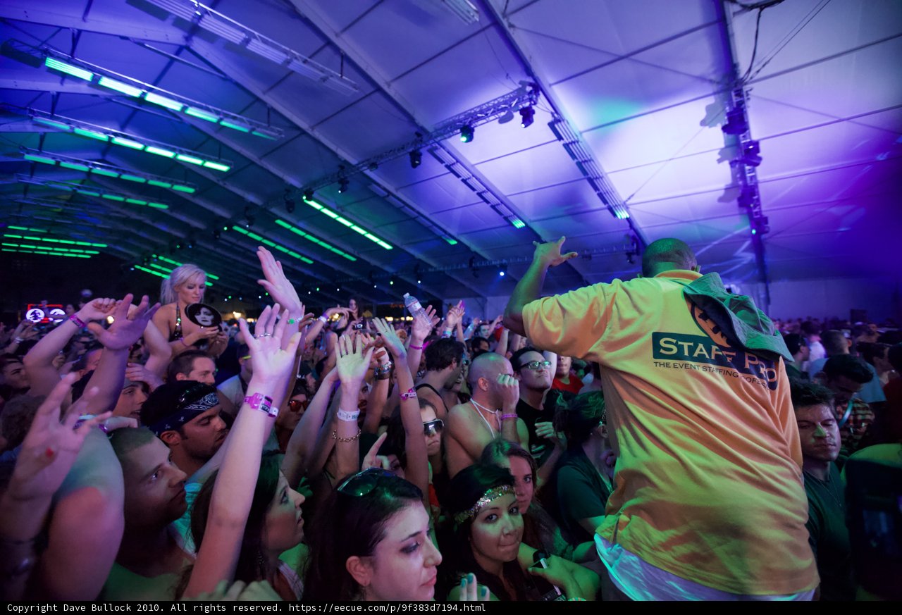 Yellow Shirt Man on Stage