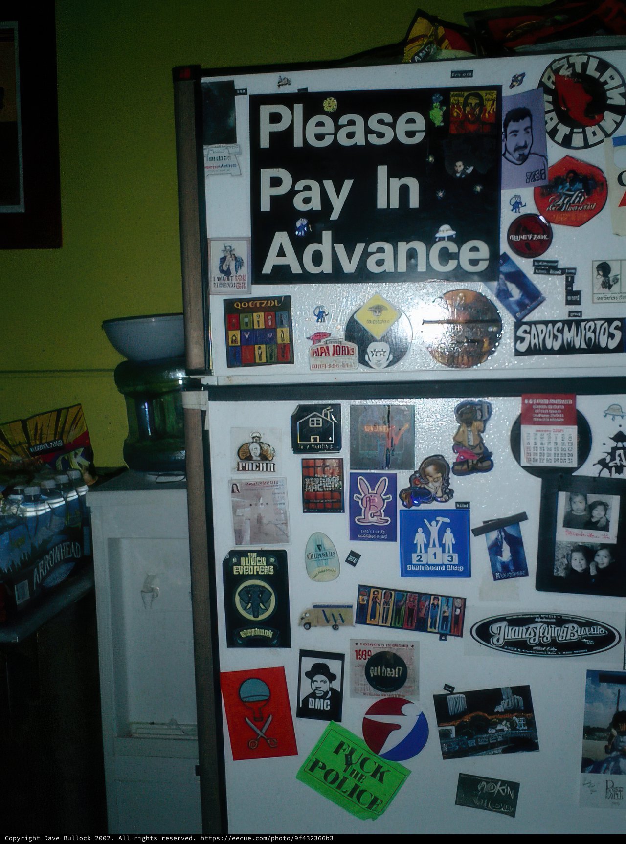 Decorated Fridge of Memories