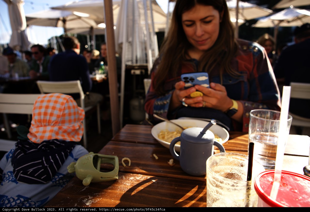 Family Time at the Café