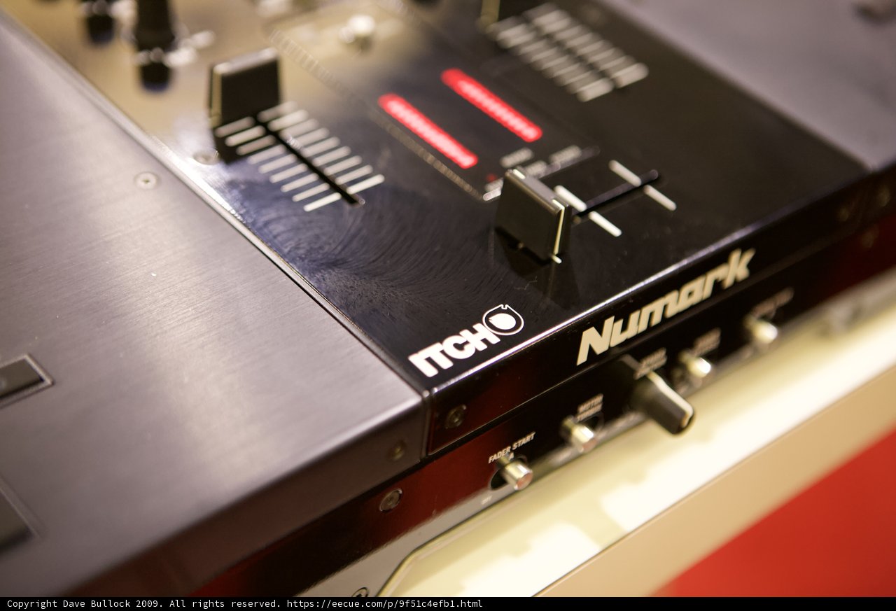 DJ Mixer on Fire