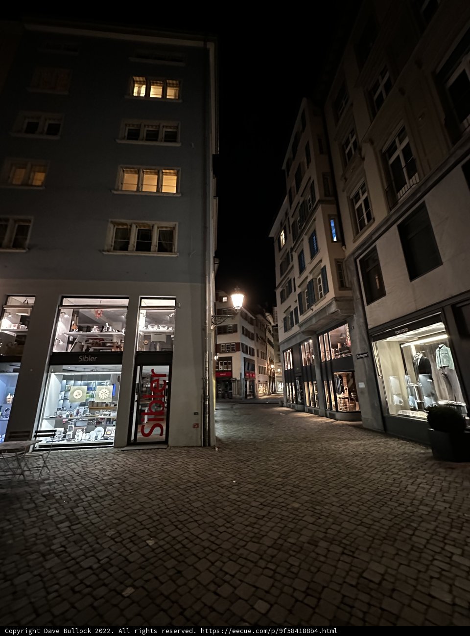 Nighttime Charm in Zurich