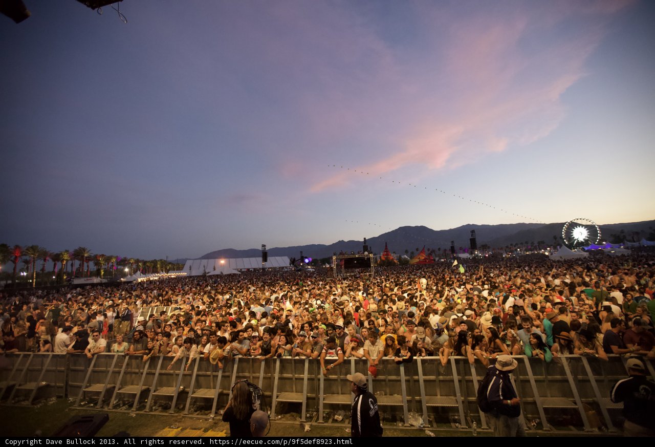Coachella Concert Crowd