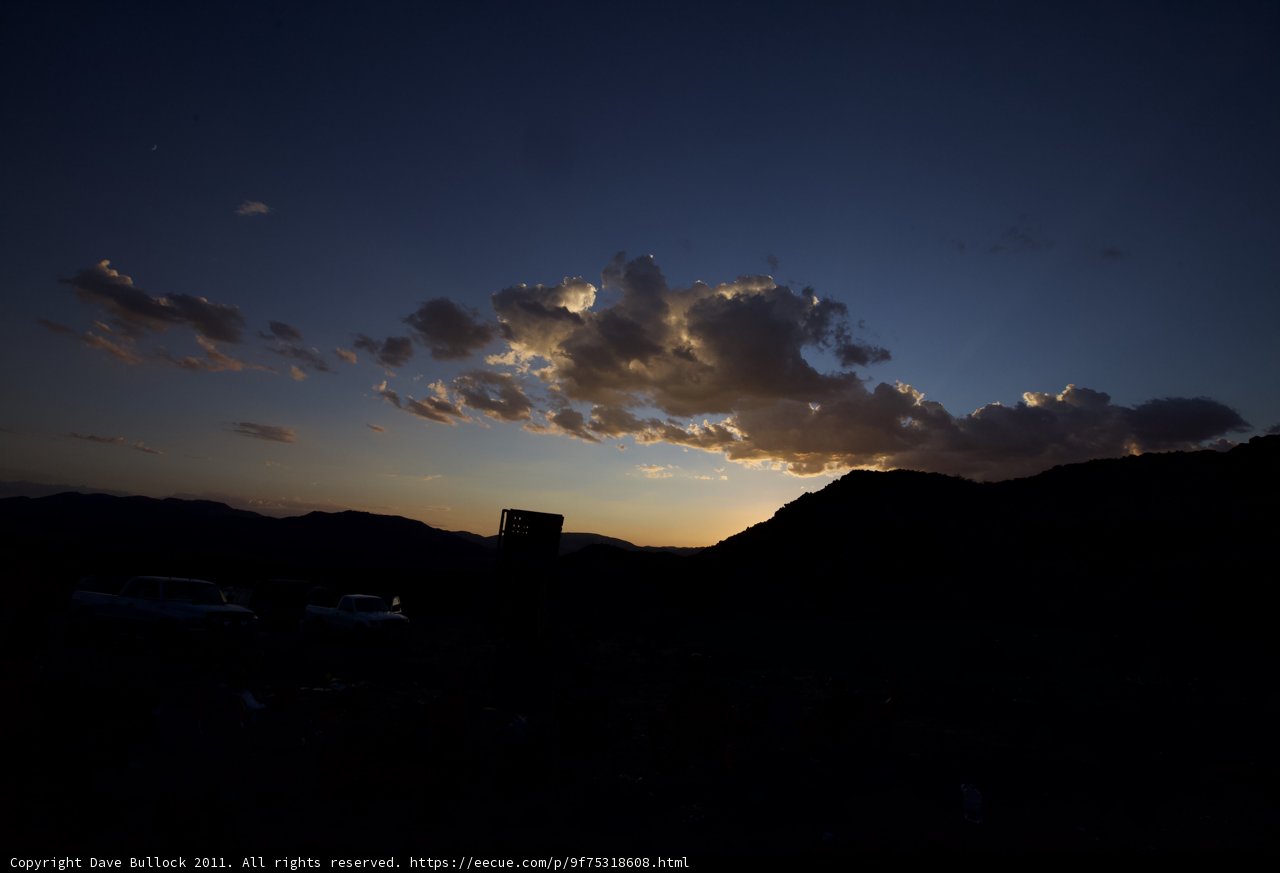 Mountain Sunset in the Desert