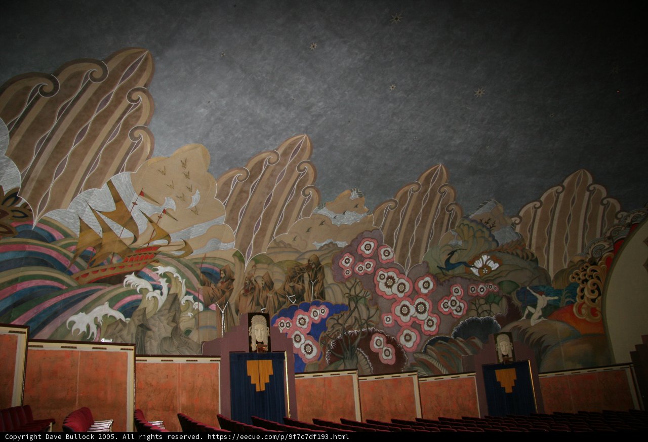 The Mural Ceiling at the Theater