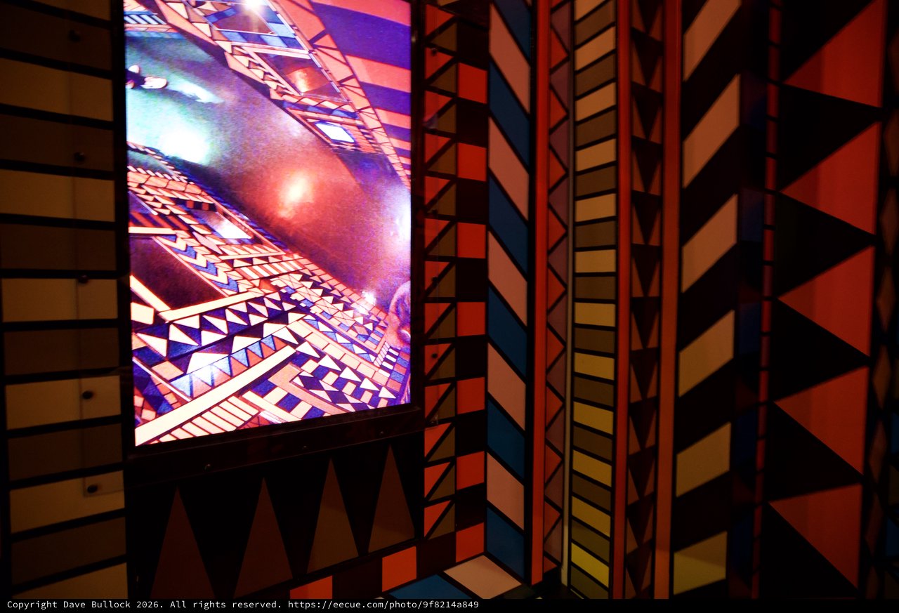 Geometric Patterns and Digital Display in Cultural Museum
