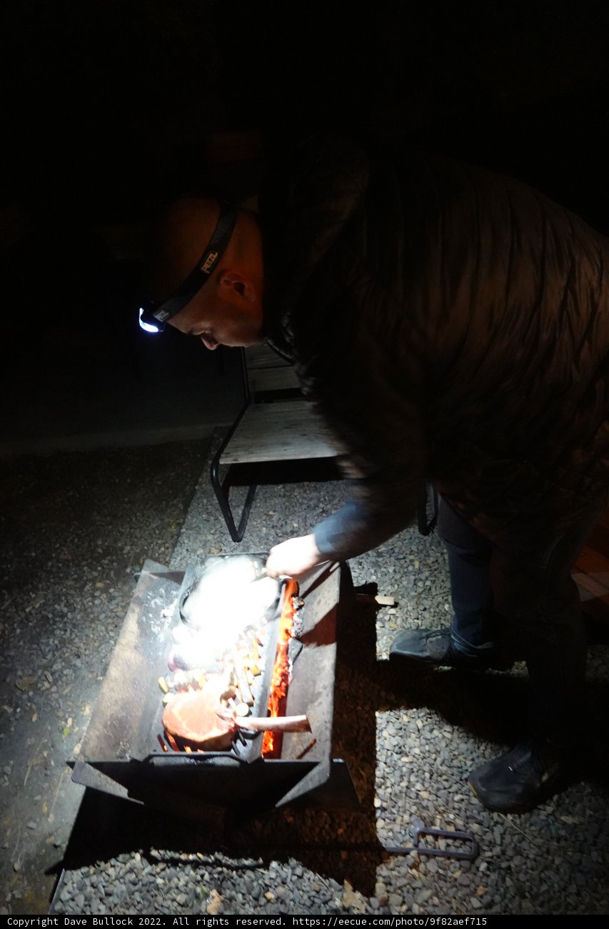 Nighttime BBQ Feast