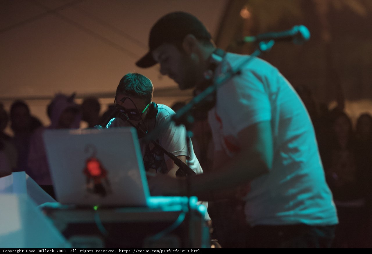 Laptop Performance at 2008 Coachella Concert