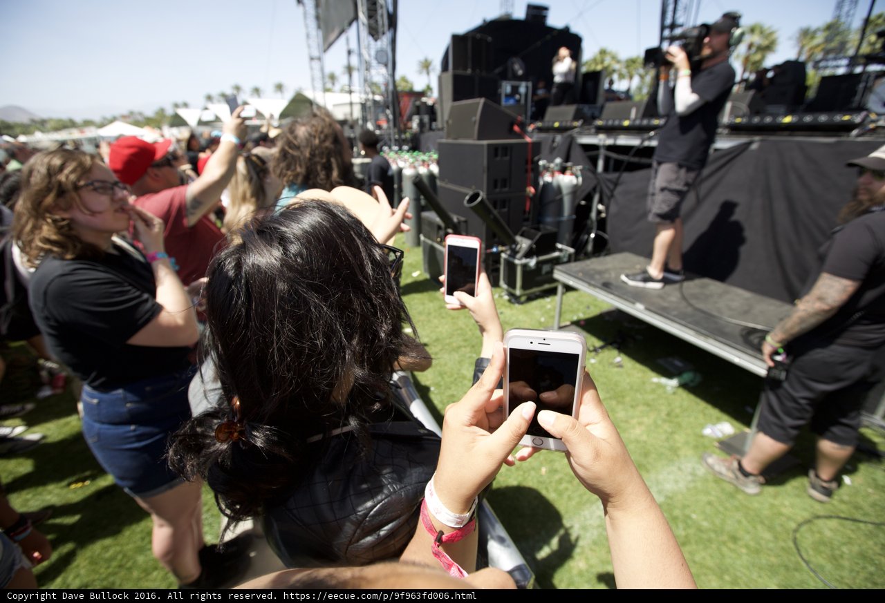 Cell Phone Paparazzi at Coachella