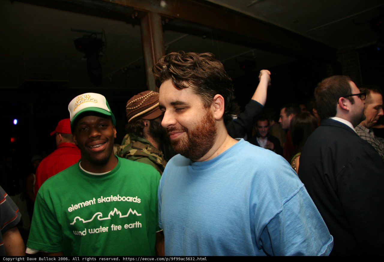 Partygoers in Casual Chic Attire