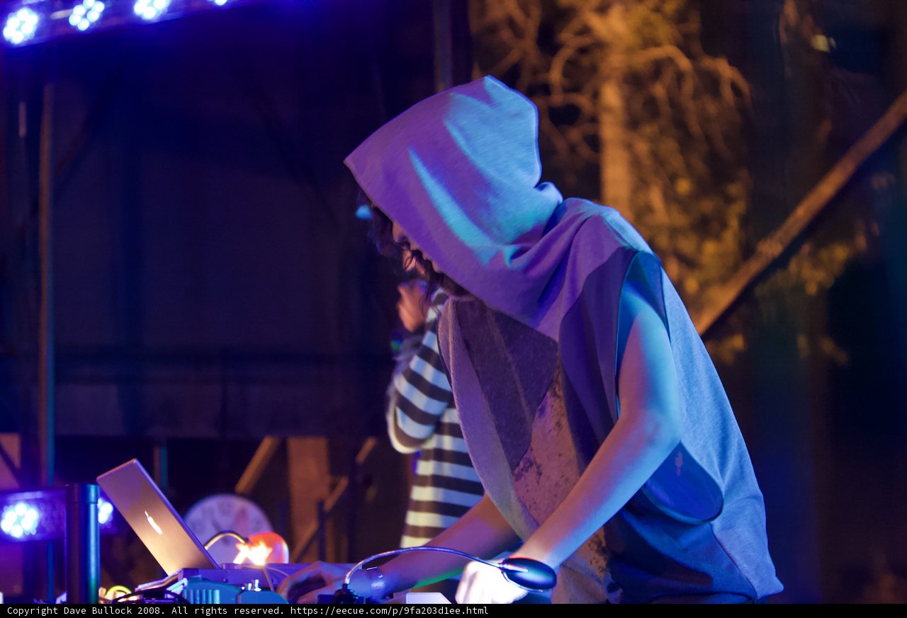 Hoodie DJ Grooves the Night
