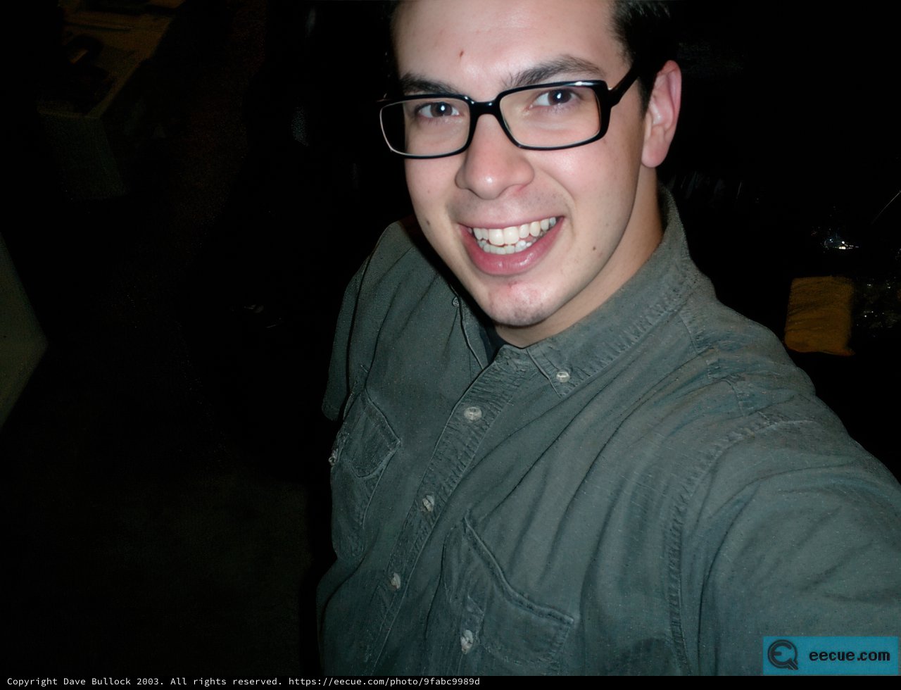 Smiling Dave B in Glasses and Shirt