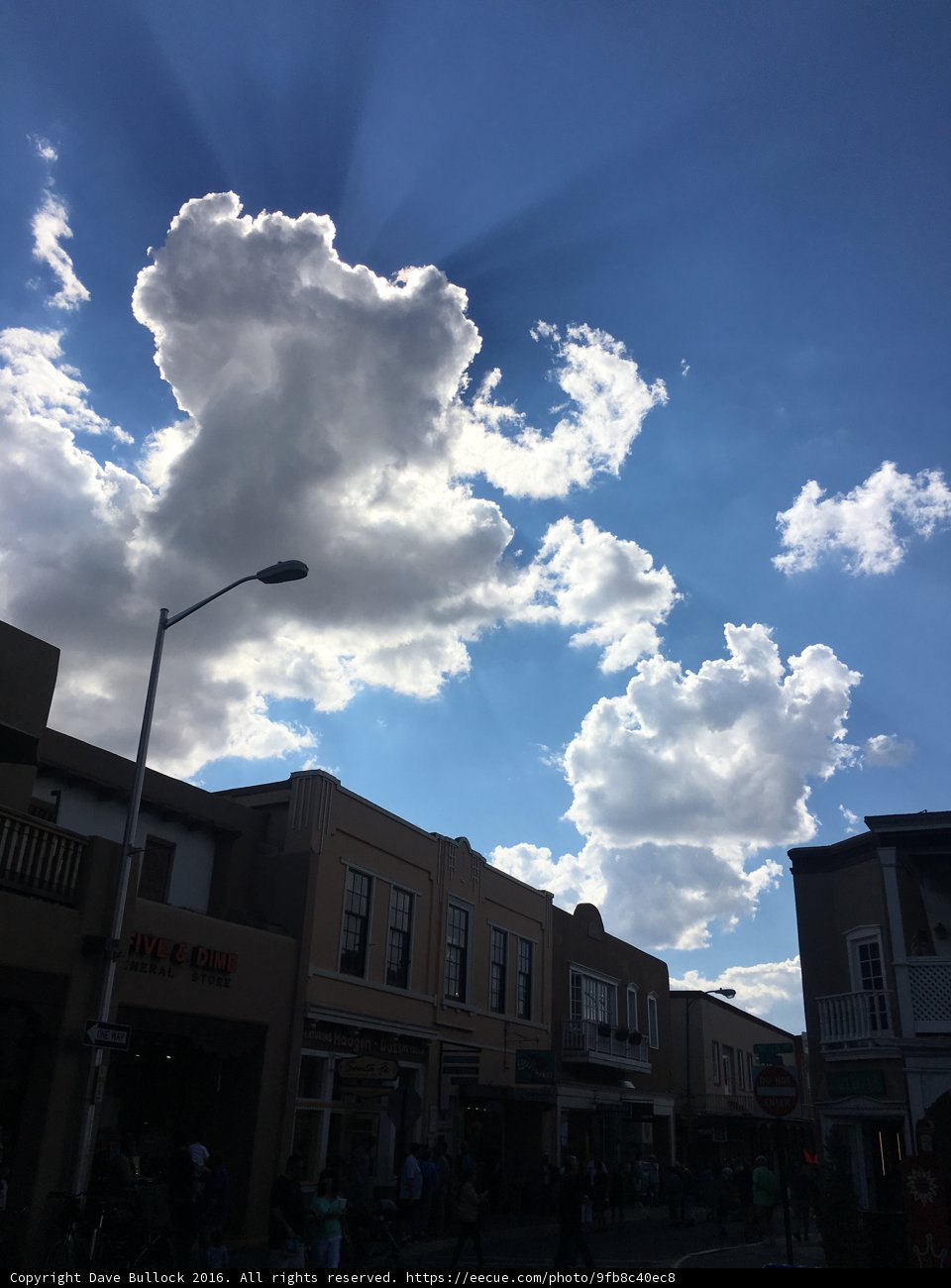 Overcast Streets of Santa Fe