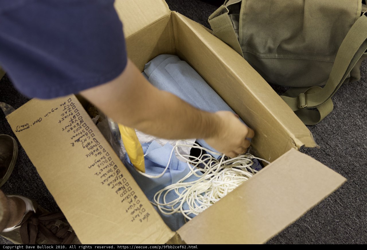Packing up Sneakers