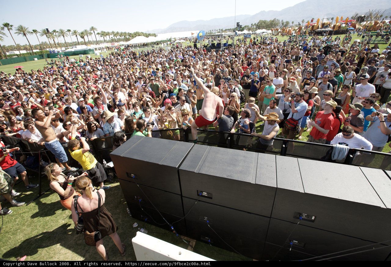Coachella 2008 Music Festival Crowd