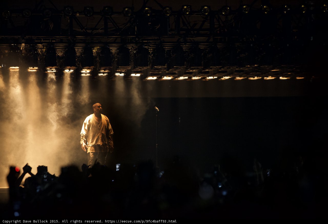 Kanye West Spotlight Fog