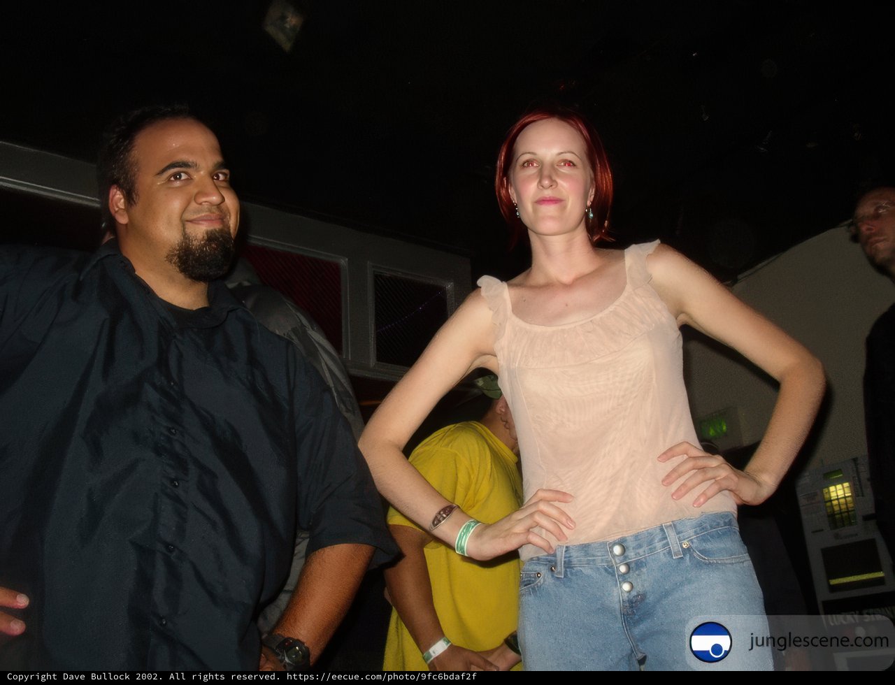 Partygoers in Urban Night Life