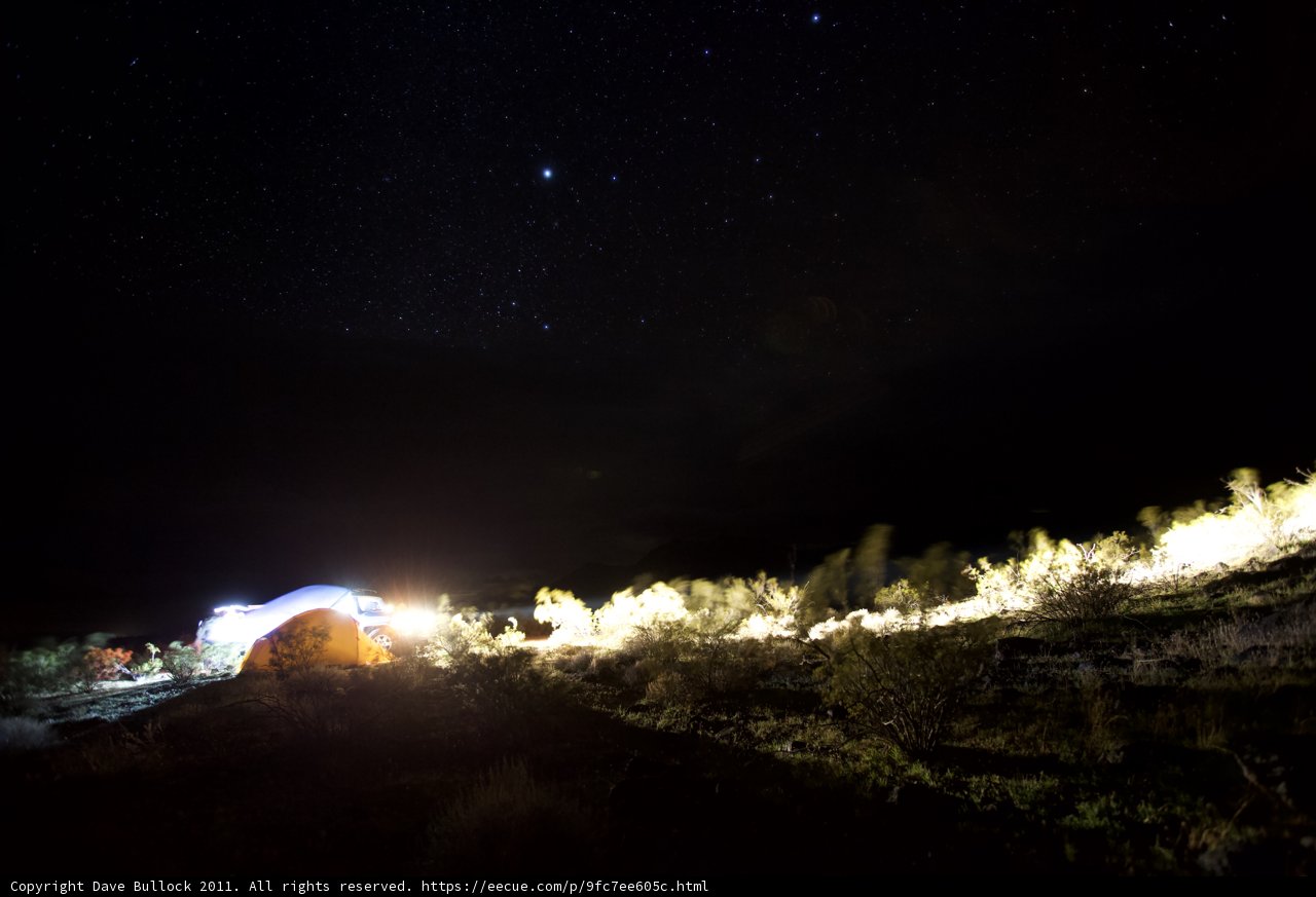 Starry Night in the Mountains