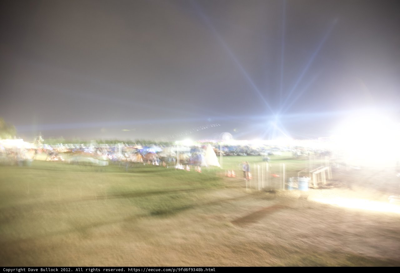 Blurry Night at Coachella