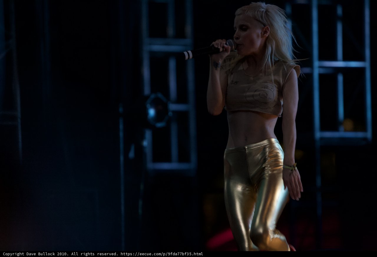 Yolandi Visser Rocks Coachella Stage in Gold