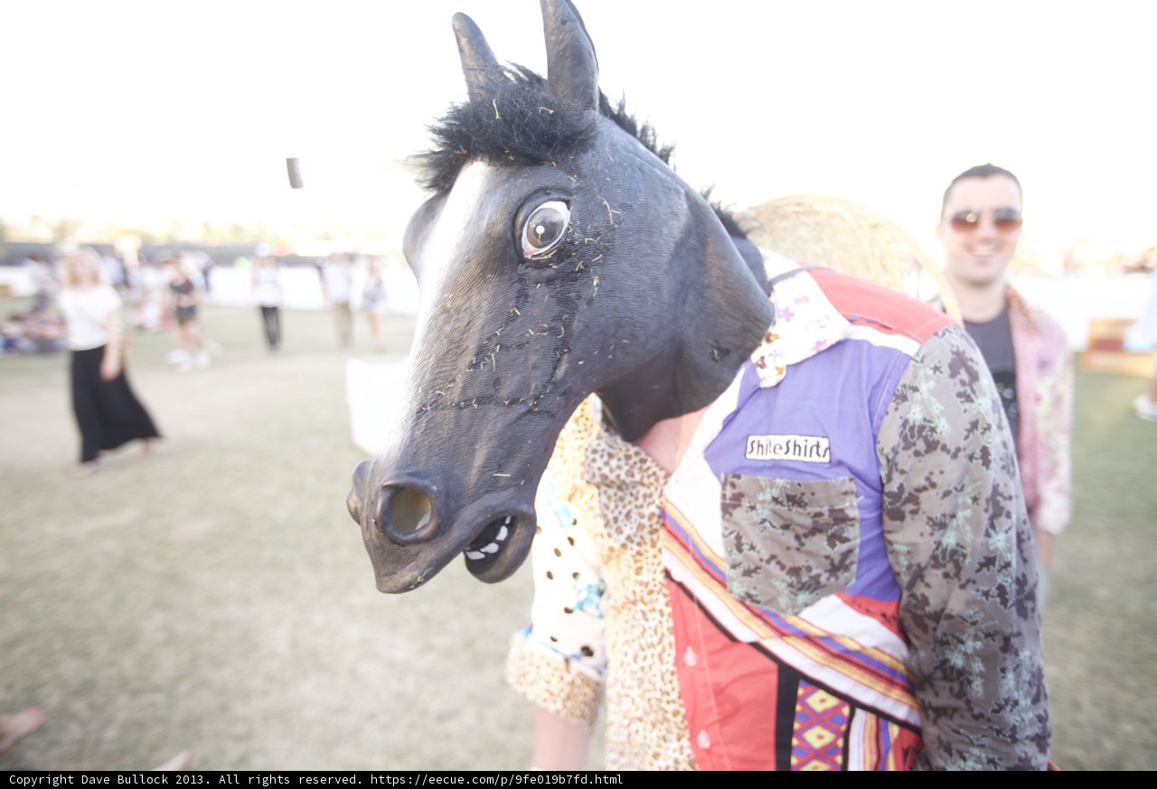 Horse Man at Coachella