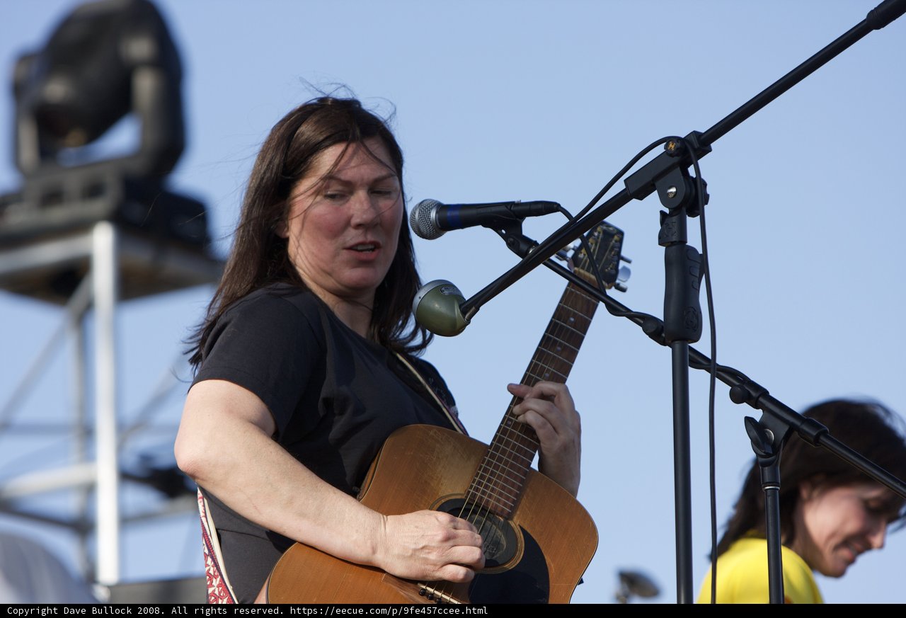 Kim Deal Strumming Away at Coachella