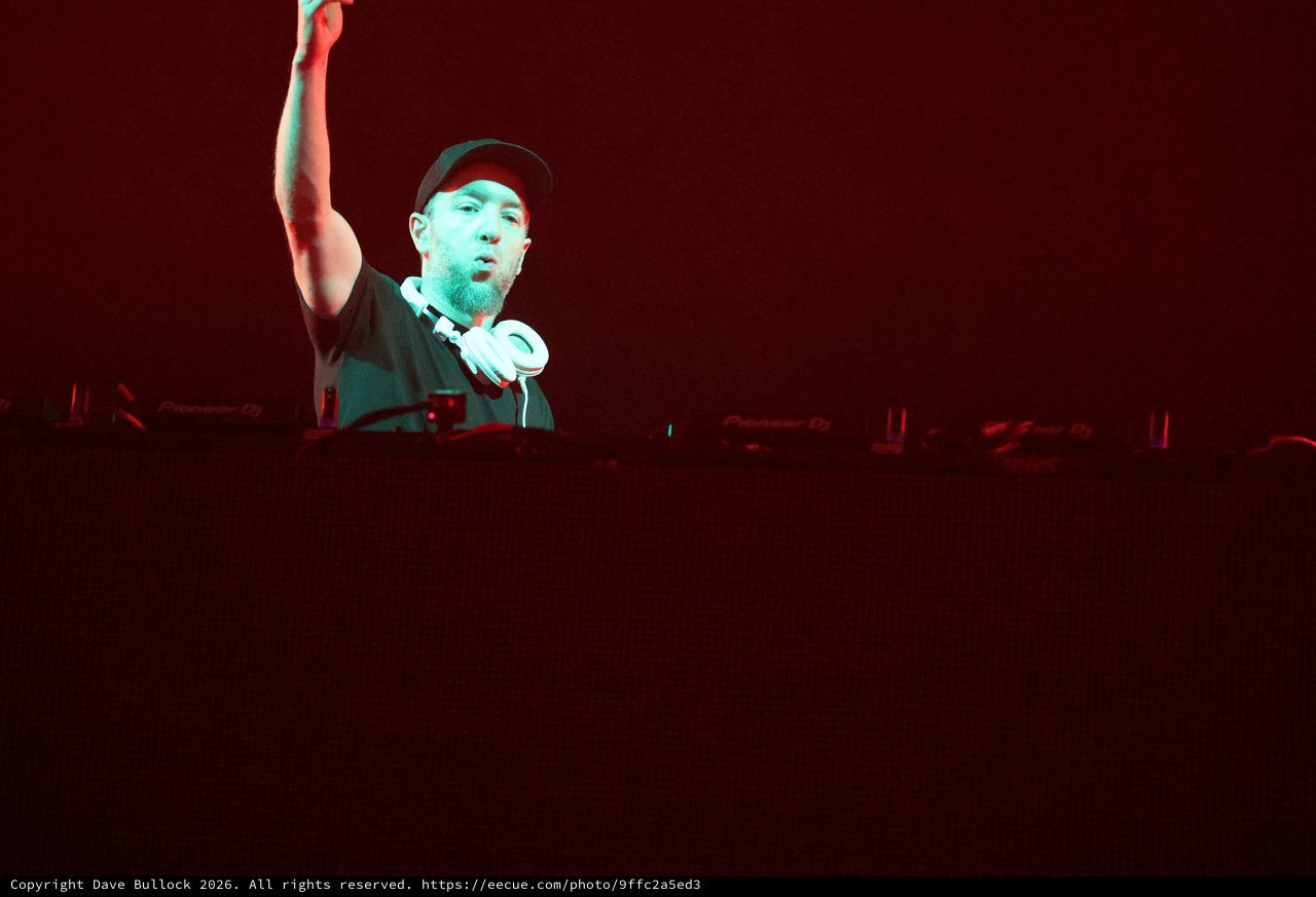 DJ Raises Hand at Wobbleland Festival 2026
