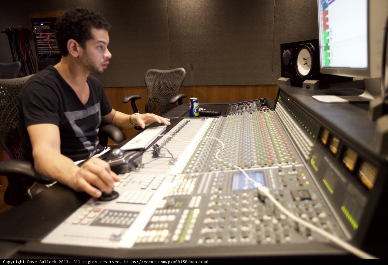 Marc Kinchen Mixing it up in the Studio