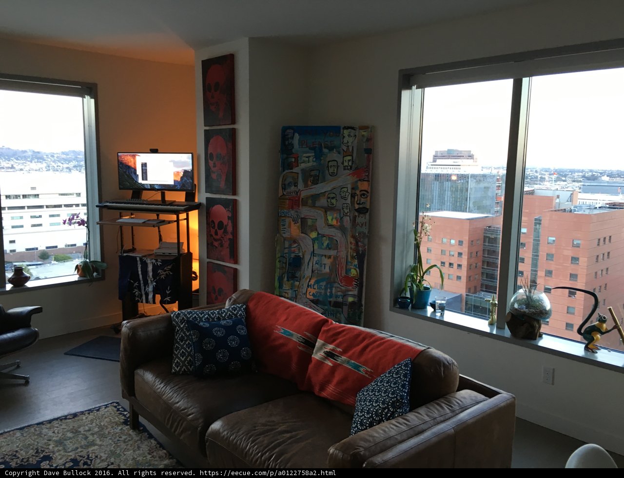 Cozy Living Room with a View
