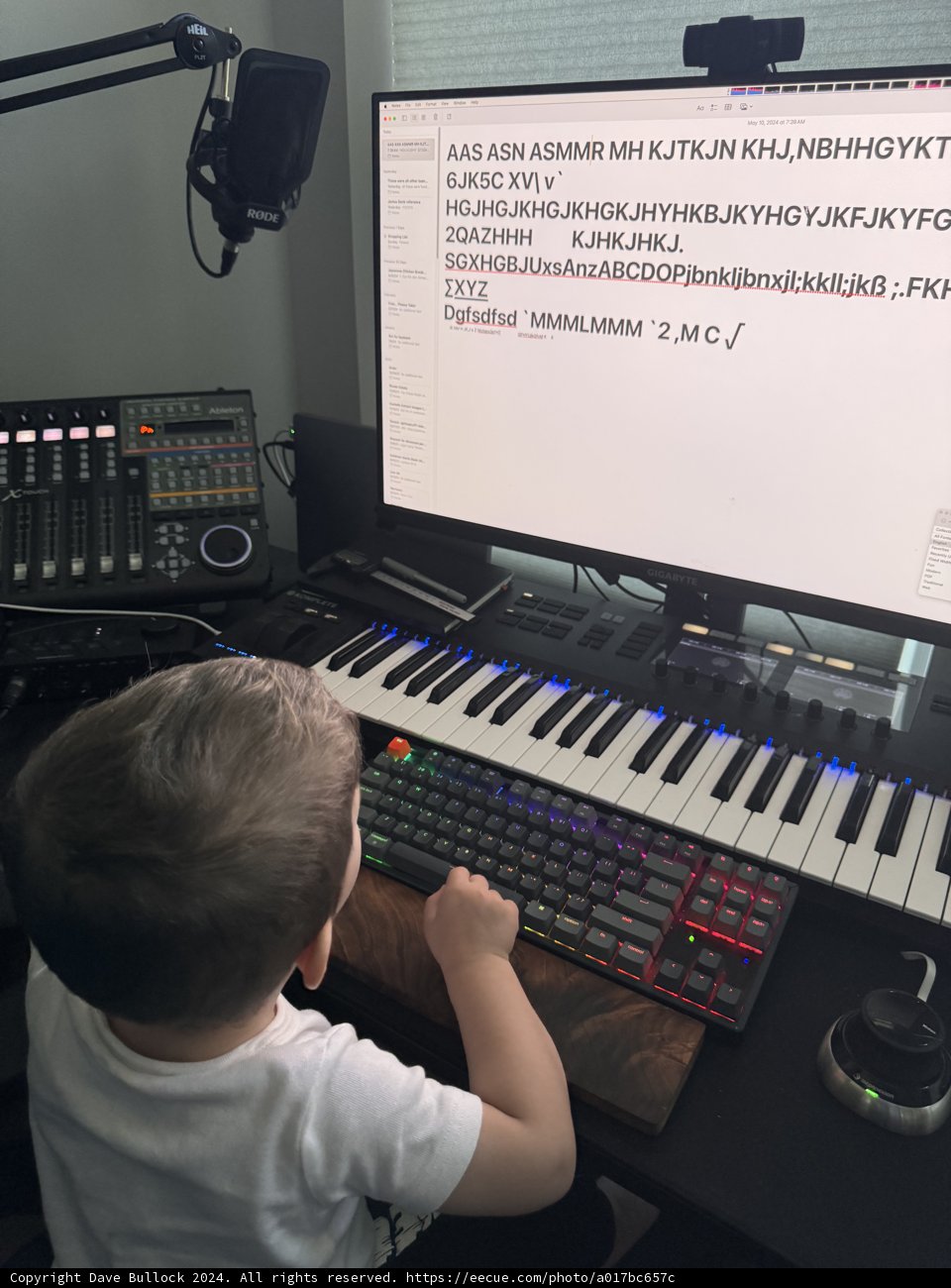 Young Composer at Work