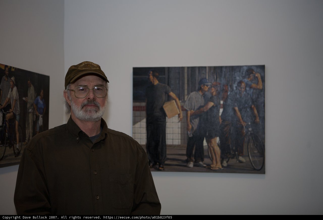 Contemplating Art at the Gallery