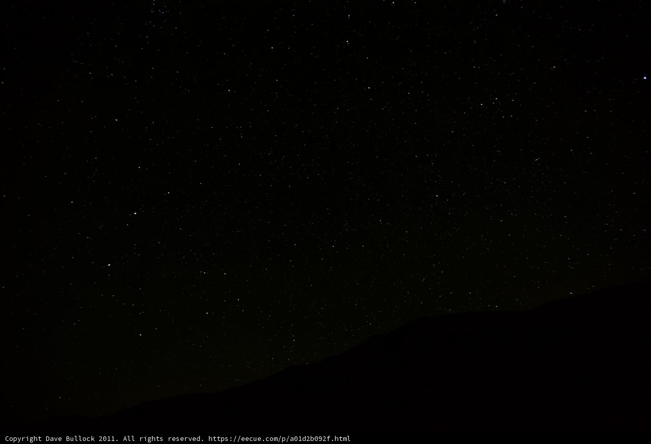 Starry Night and Moonlight