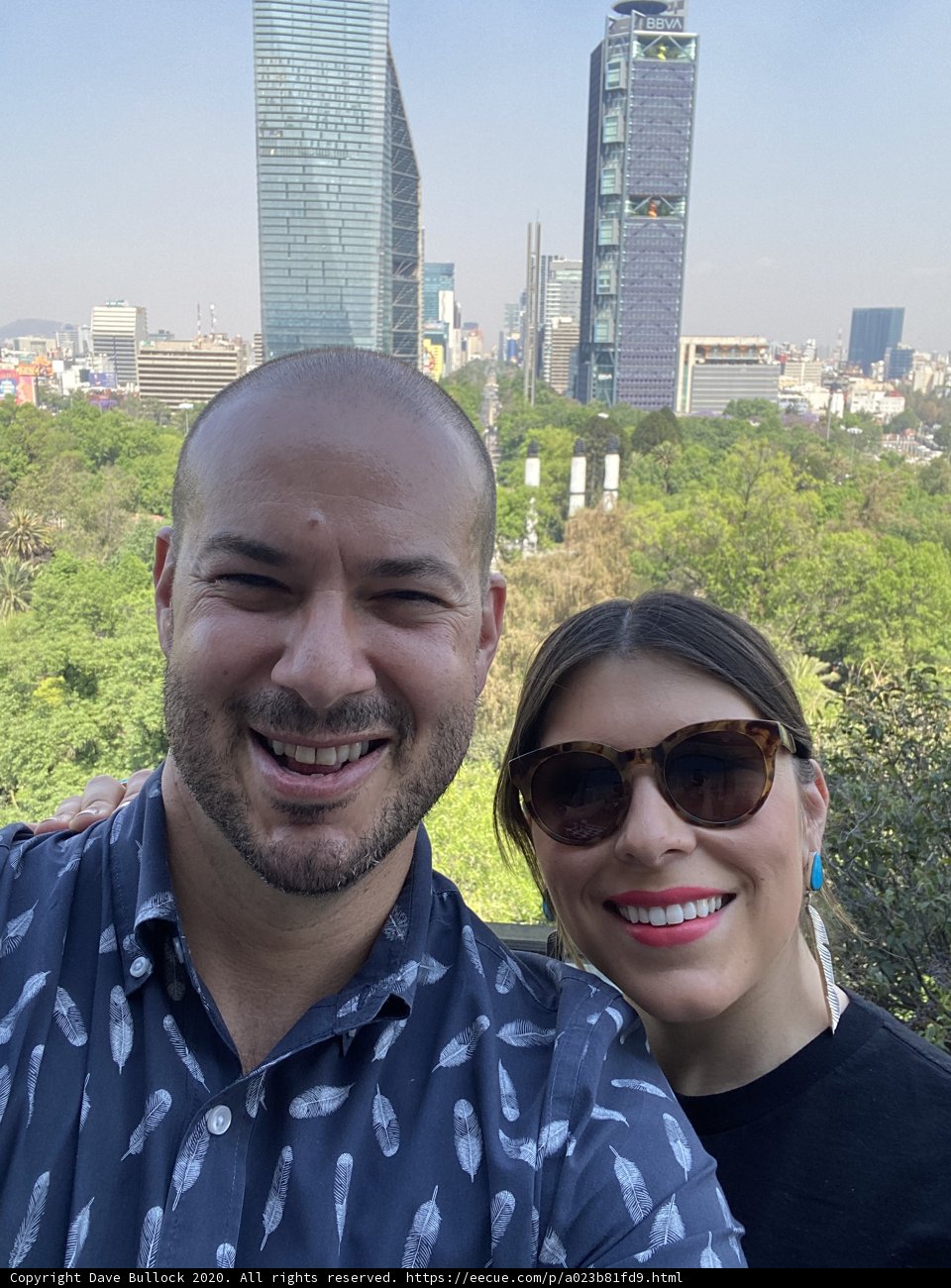 Selfie in the city