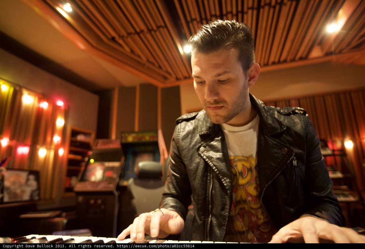 Rocking the Keys in Leather