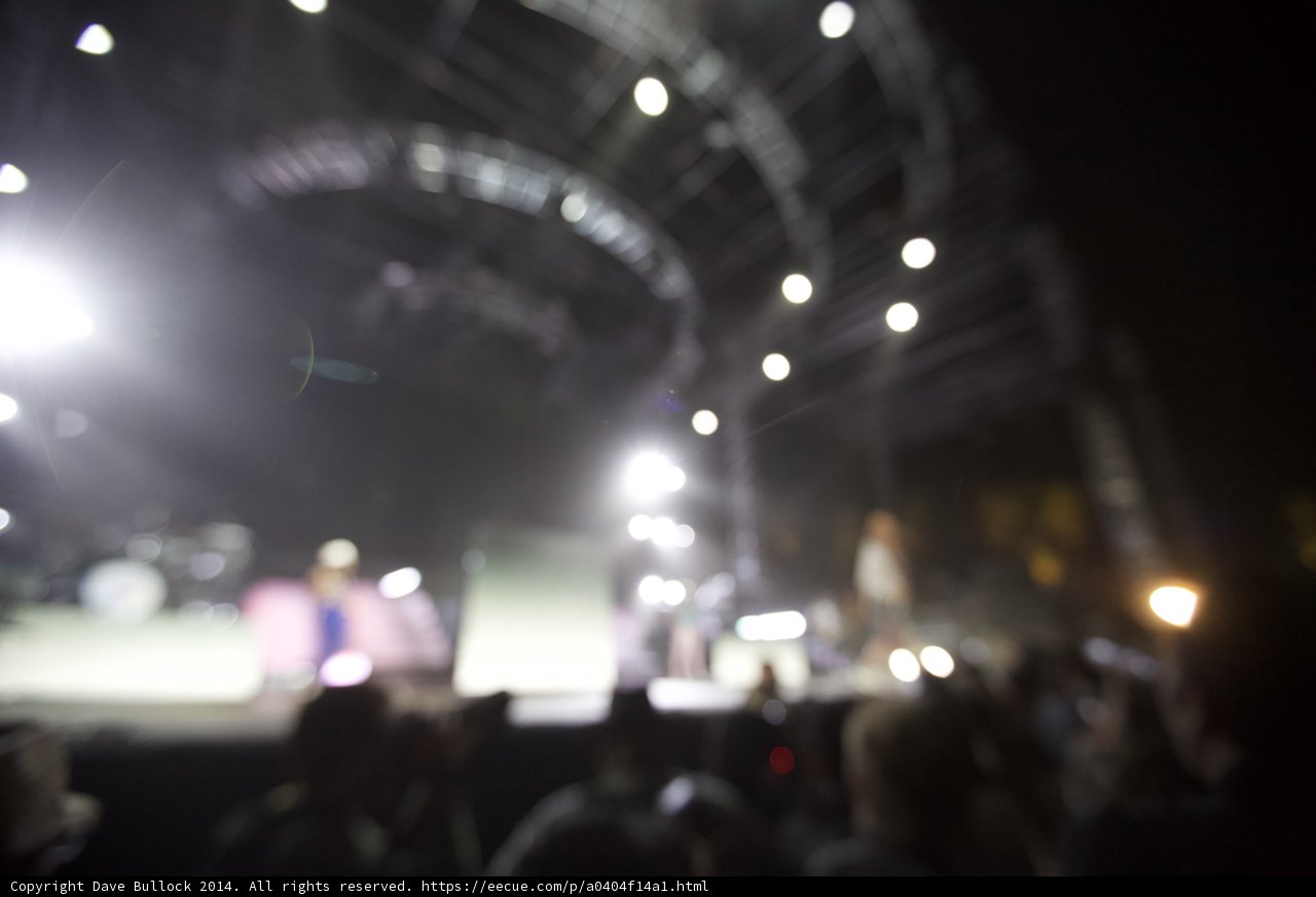 Blurred Glow: A Concert Stage Highlight