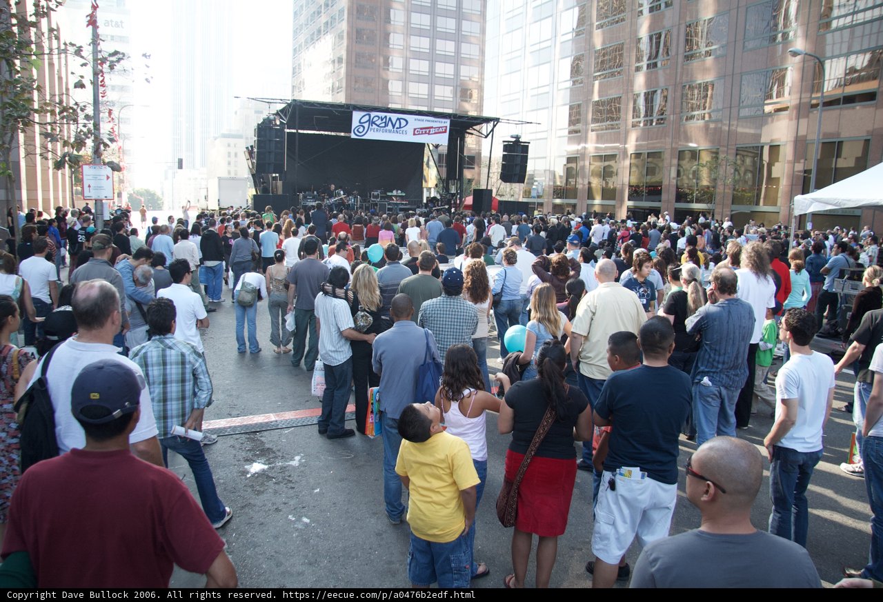 Urban Crowd in Street