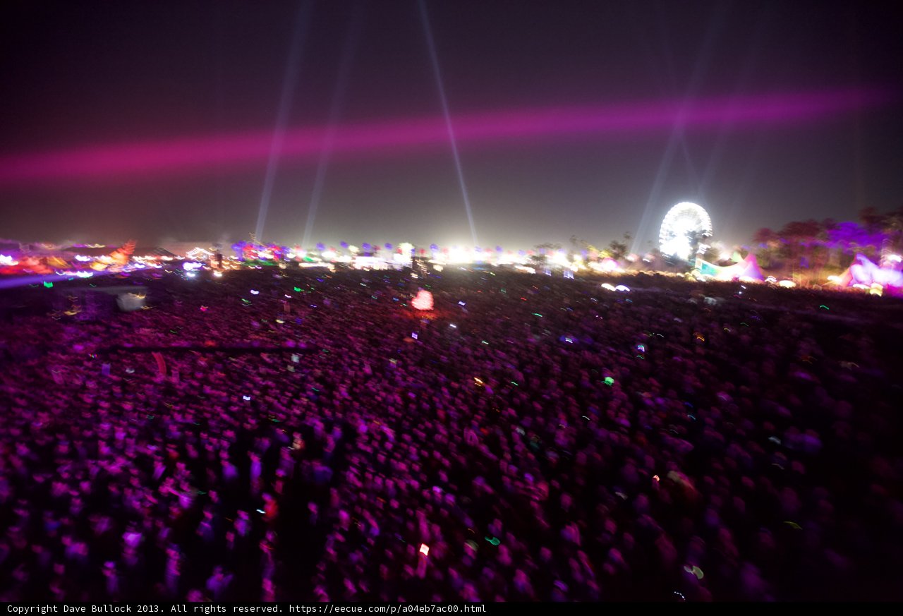 Lights Galore at Coachella Music Festival