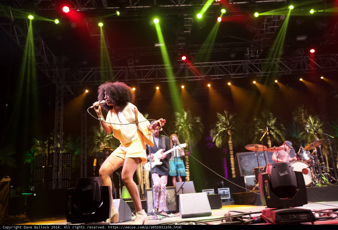 A Yellow Dress on Stage