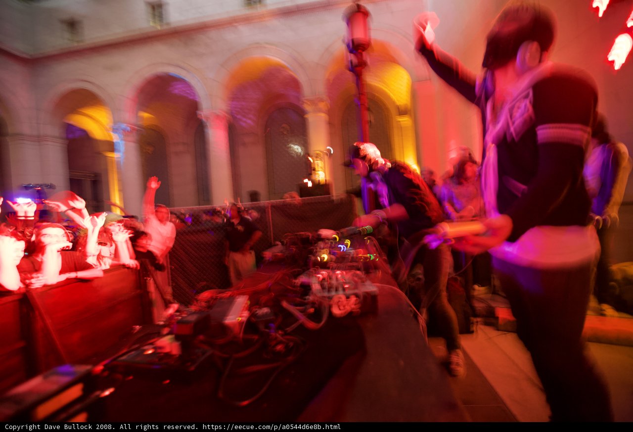 Masked DJ Drops Beats in Urban Club