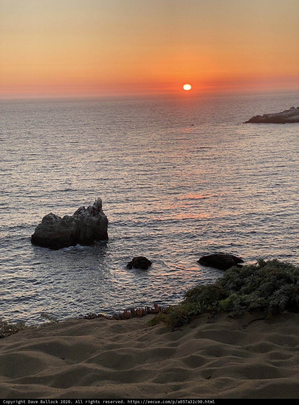 Serene Sunset at Jenner Beach