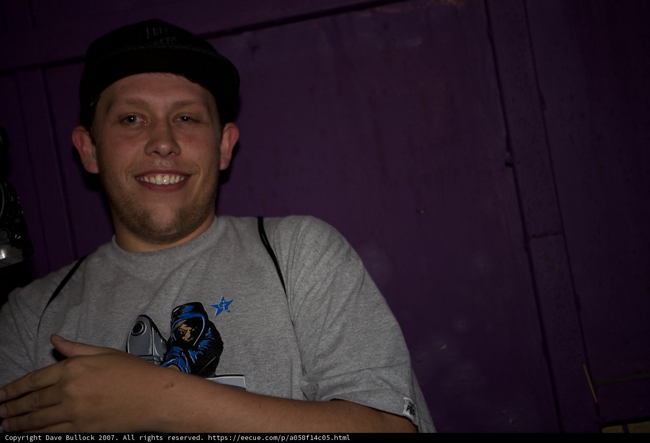 Grey Shirt and Baseball Cap