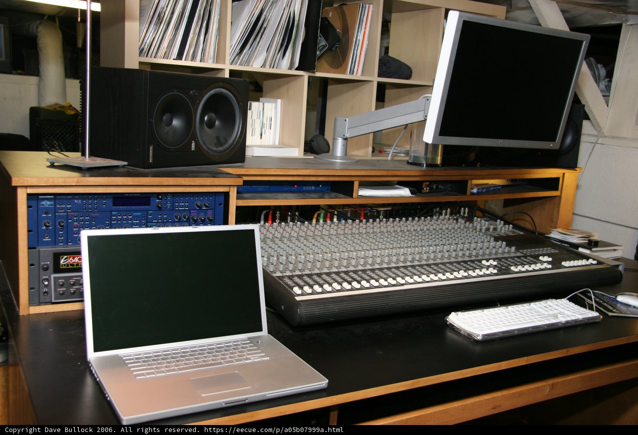 Dual Monitors and Laptop on Desk