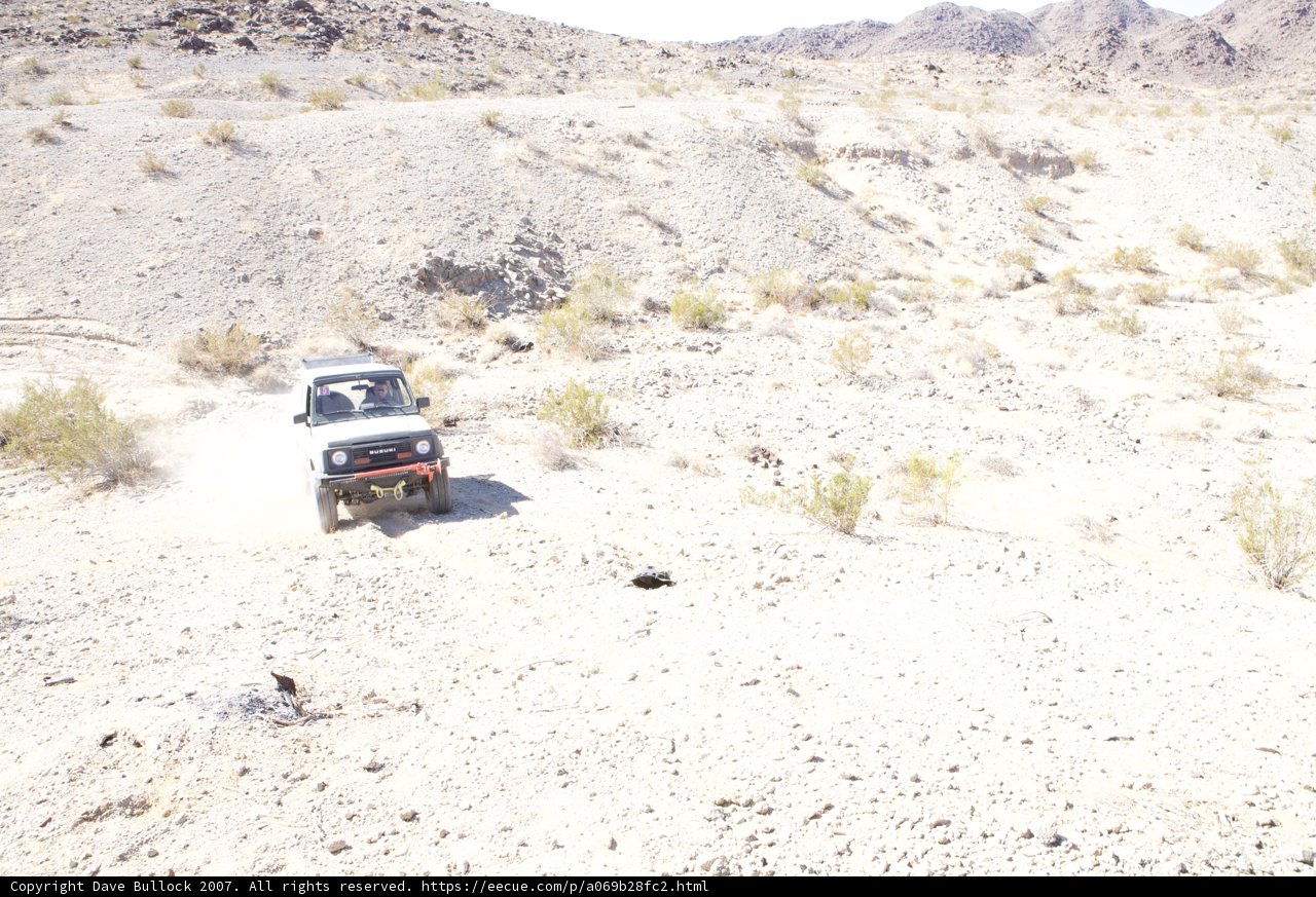 Desert Road Adventures in a Jeep