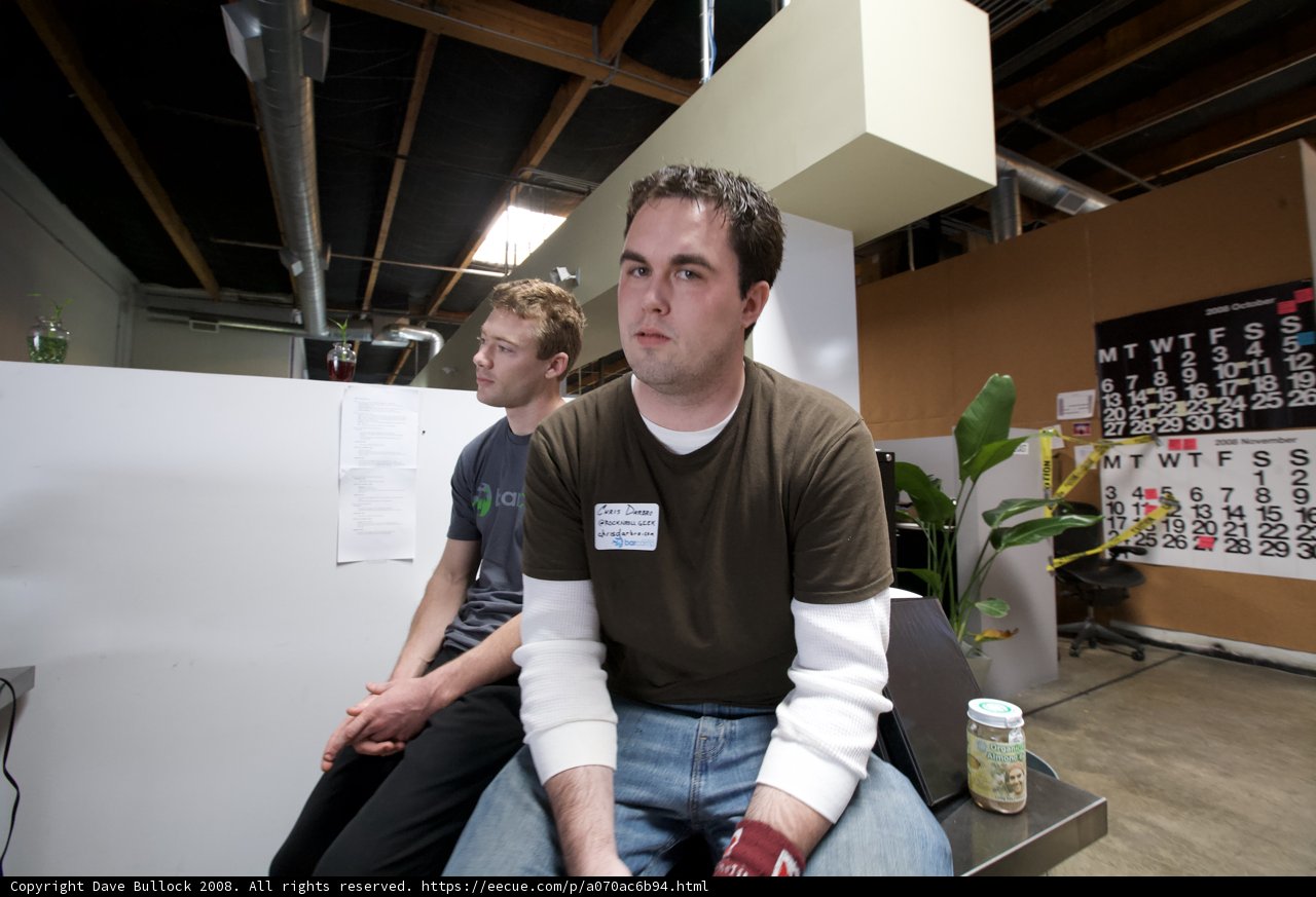 Two Men Hard at Work in an Office