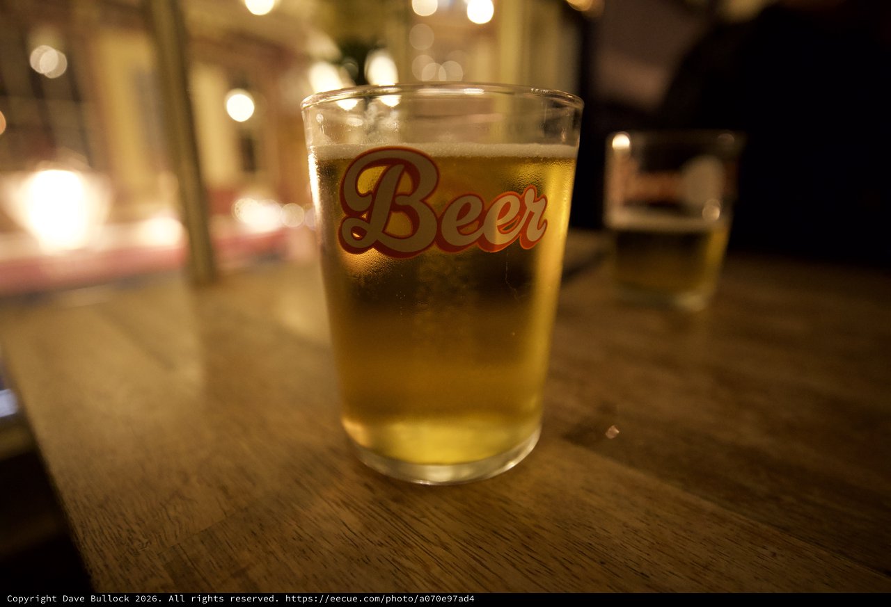 Golden Hour Beer at London Pub