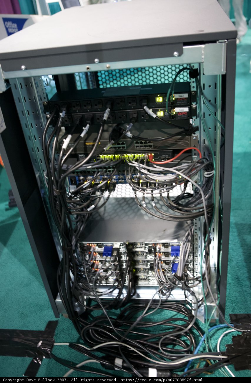 Cutting-edge computer equipment on display