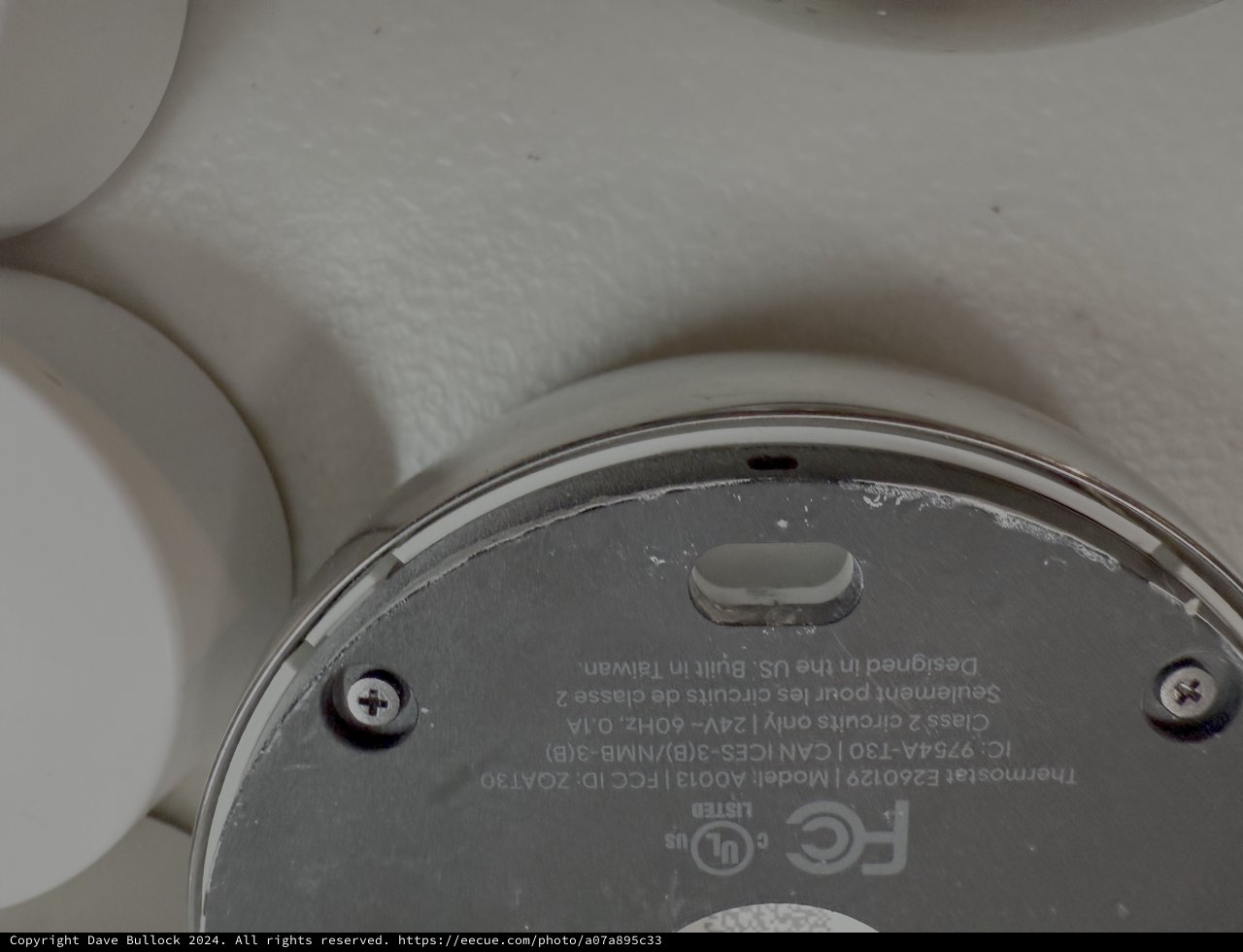 Close-up View of Electronic Device Component Label