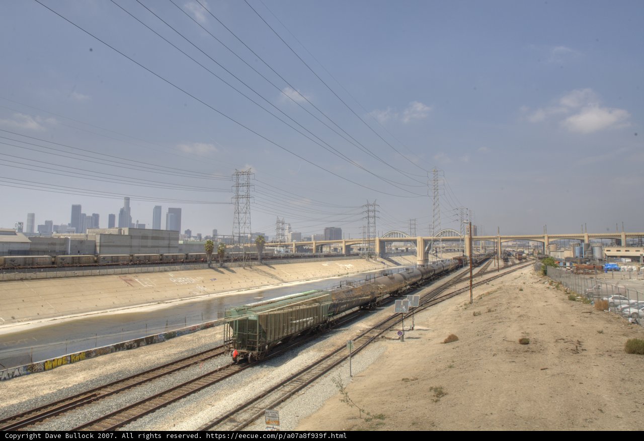 City Train on the Tracks